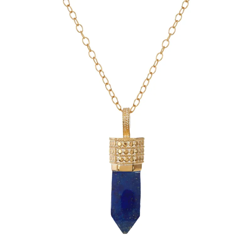 Lapis Crystal Necklace sold by Anna Beck