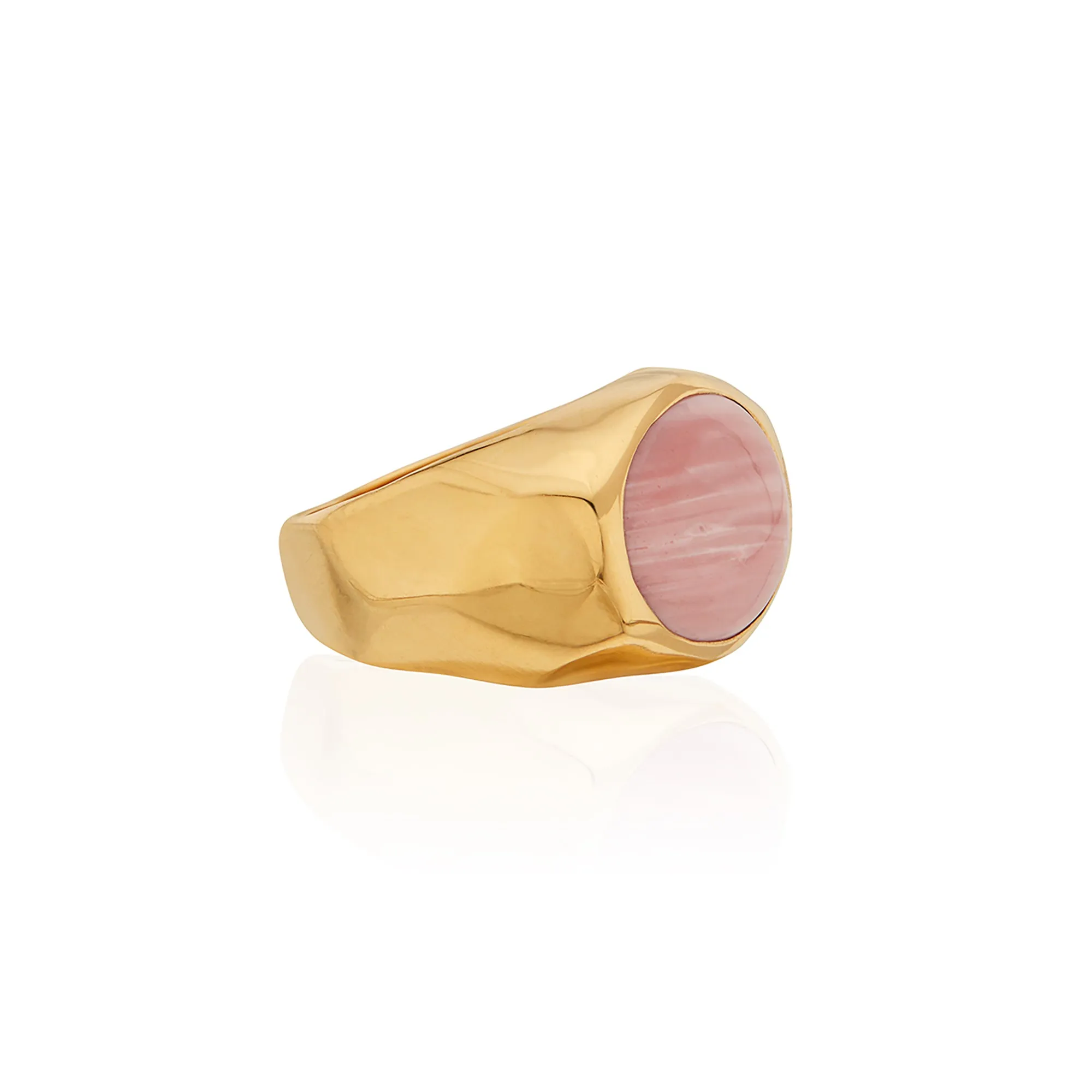 Large Oval Pink Opal Signet Ring sold by Anna Beck product image thumbnail 3