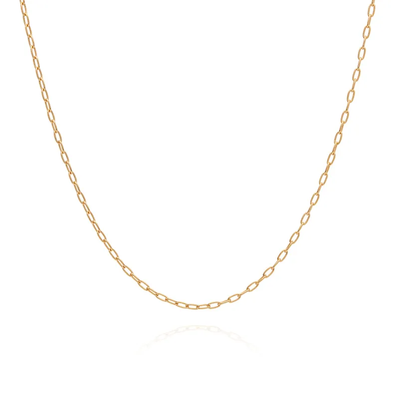 Elongated Charm Chain, Gold sold by Anna Beck