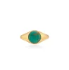 Turquoise Smooth Signet Ring sold by Anna Beck