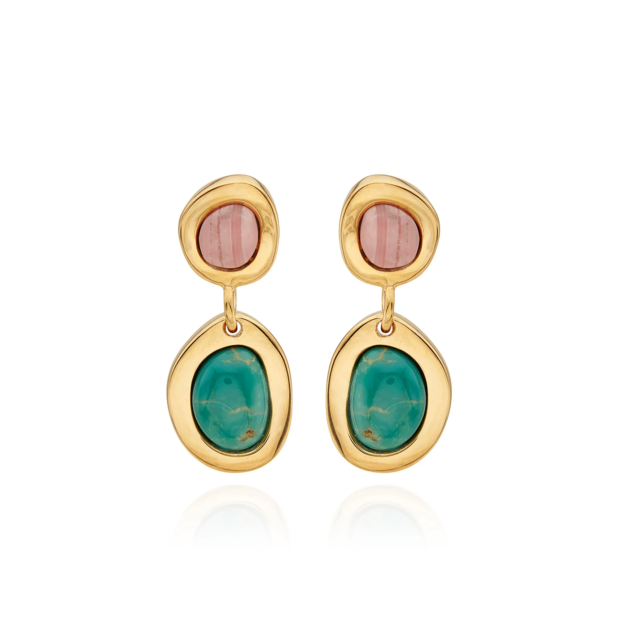 Asymmetrical Double Drop Earrings sold by Anna Beck