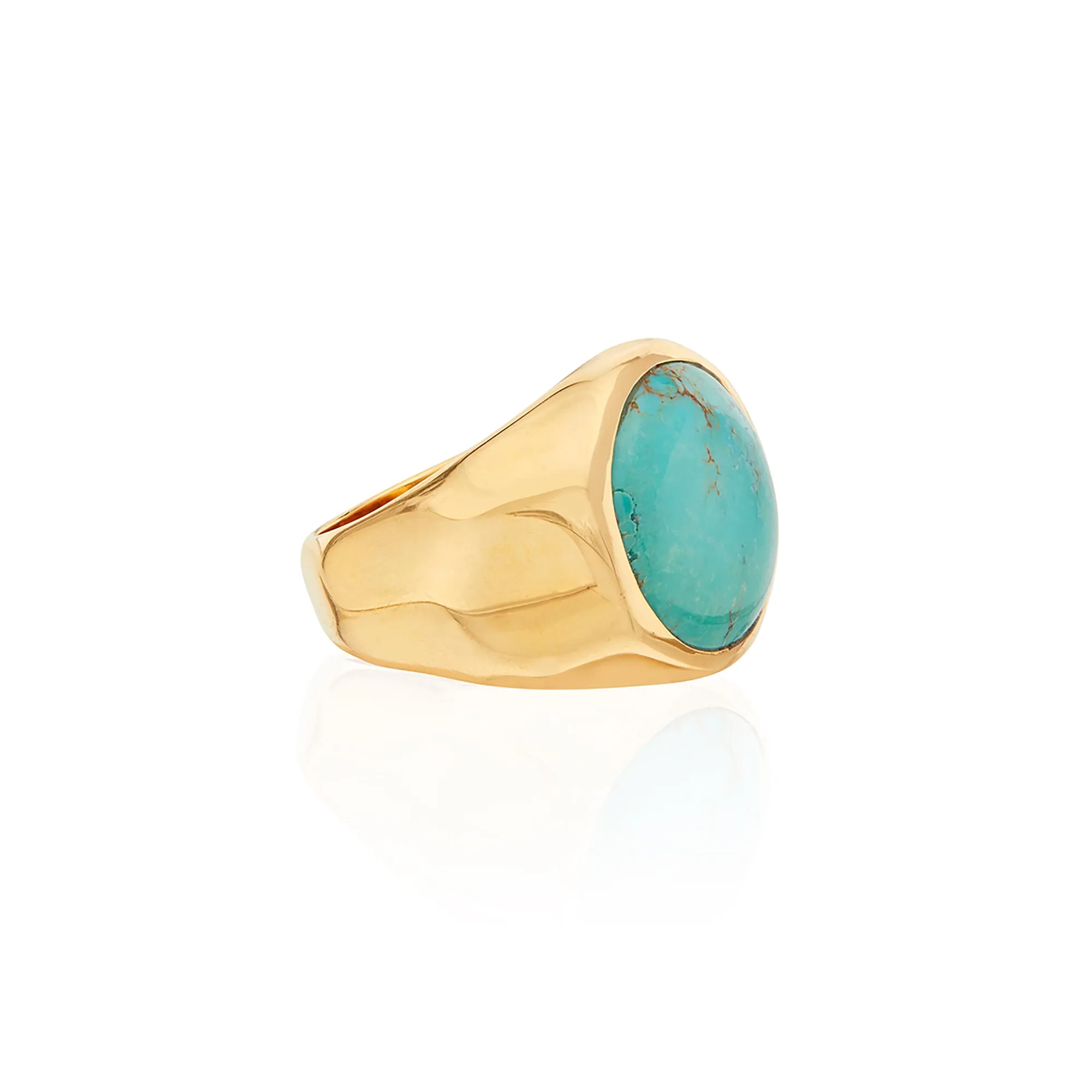 Large Turquoise Signet Ring sold by Anna Beck product image thumbnail 3