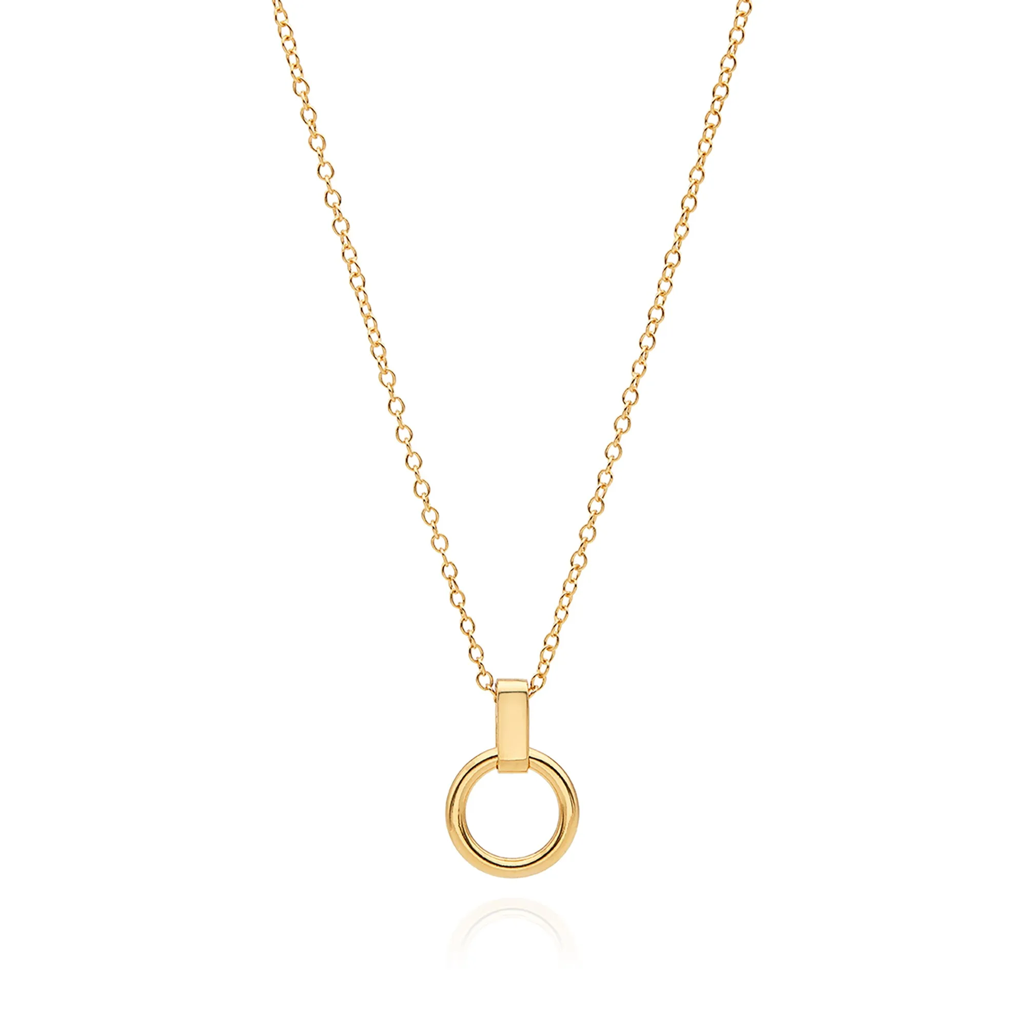 Smooth Drop Circle Charity Necklace sold by Anna Beck product image thumbnail 3