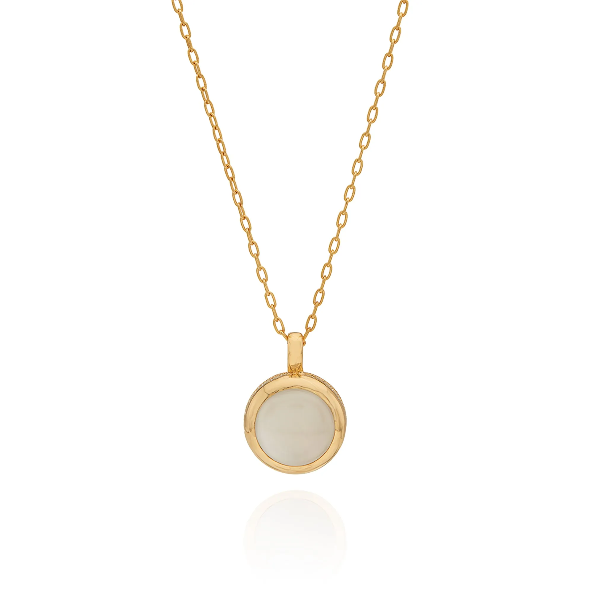 Large Moonstone Necklace sold by Anna Beck