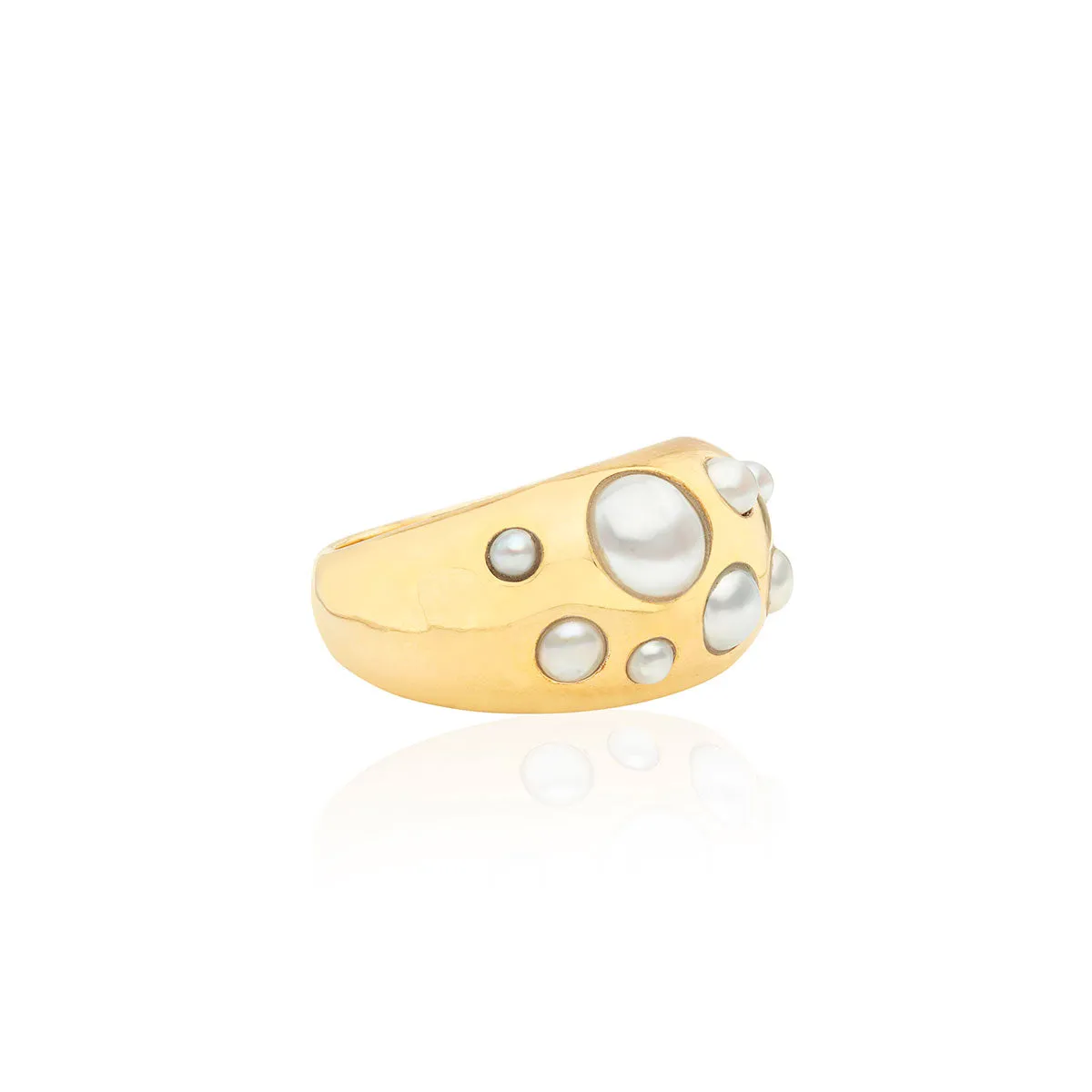 Large Multi-Pearl Dome Ring sold by Anna Beck product image thumbnail 3