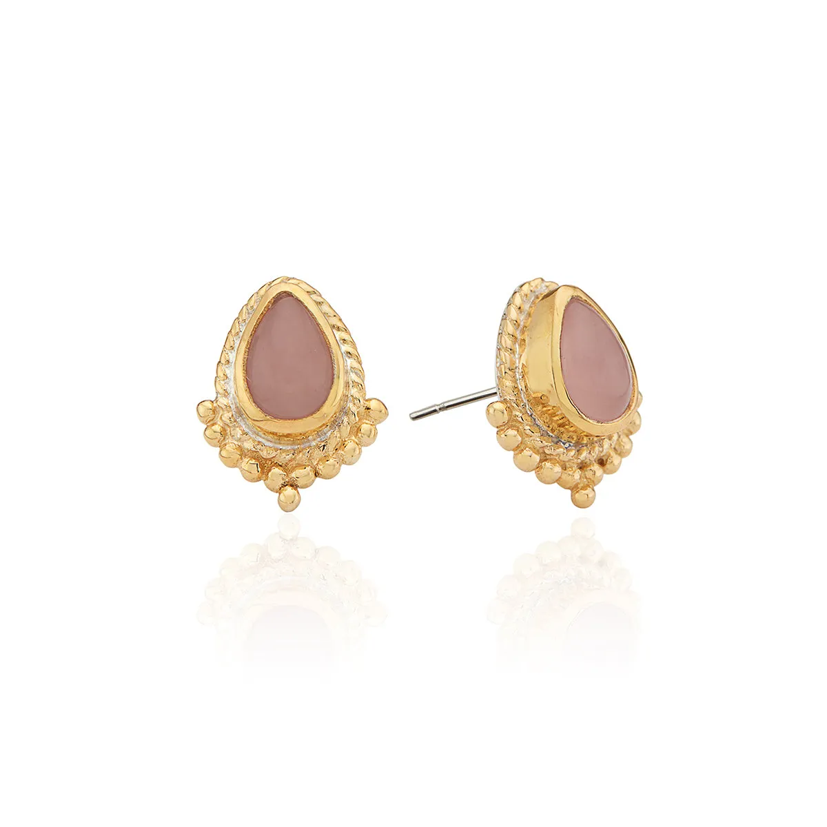Guava Teardrop Stud Earrings sold by Anna Beck