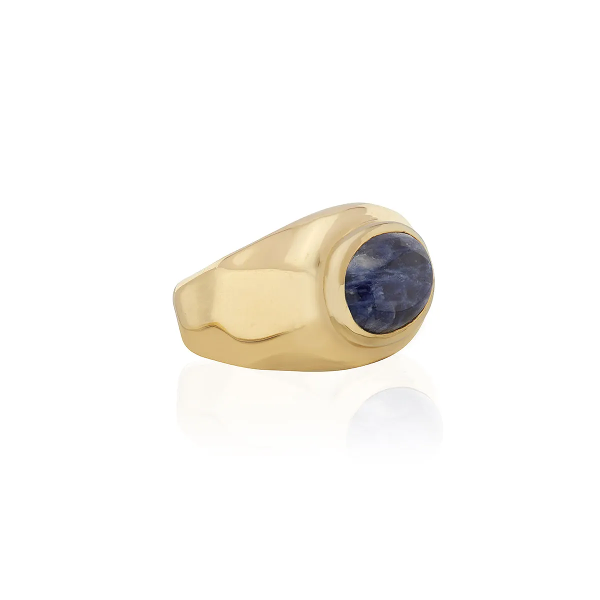 Large Raised Oval Sodalite Ring sold by Anna Beck product image thumbnail 3
