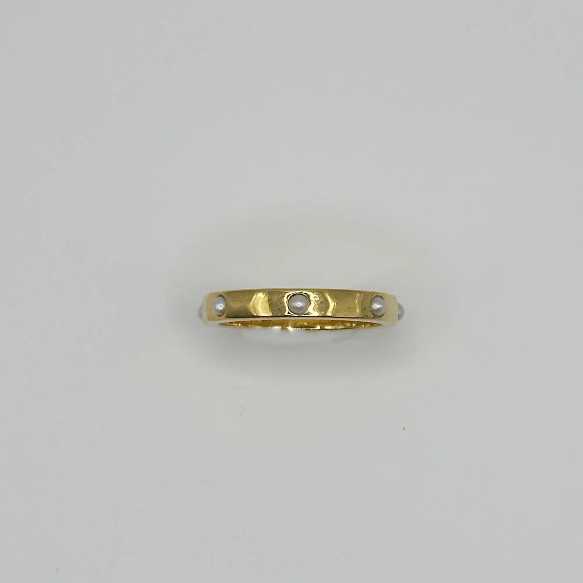 Thin Pearl Stacking Ring sold by Anna Beck
