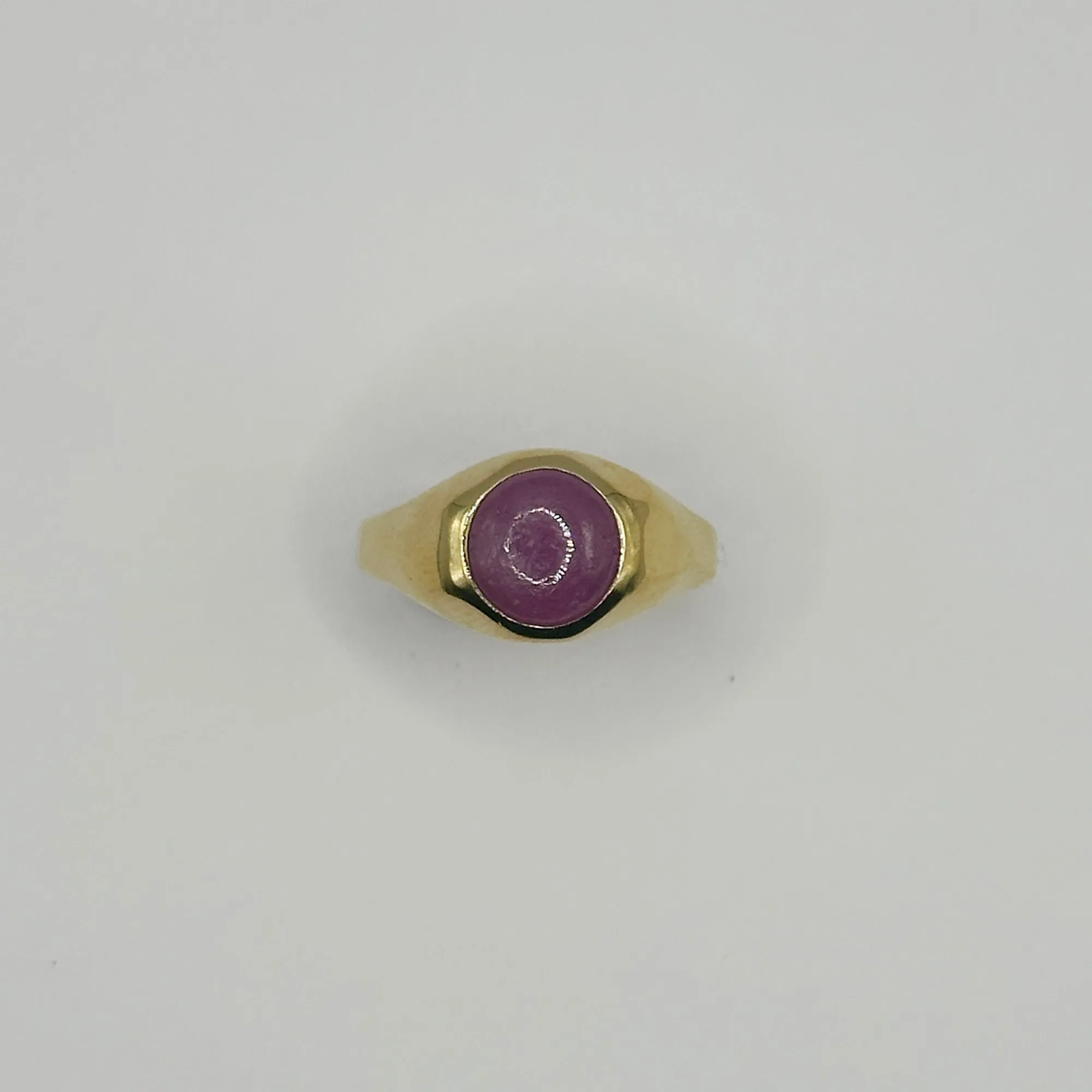 Small Pink Ruby Signet Ring sold by Anna Beck