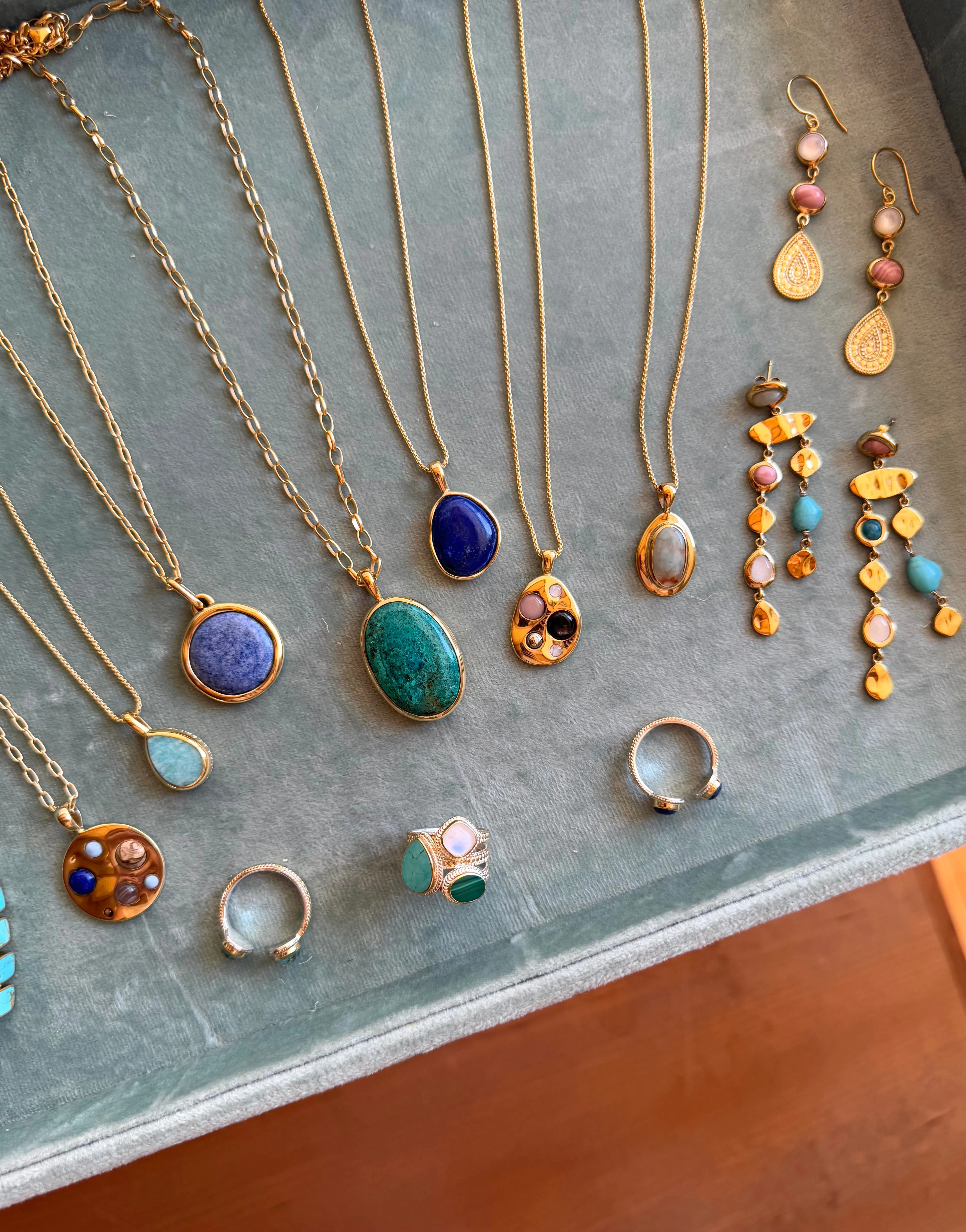 Medium Sodalite Drop Necklace sold by Anna Beck product image thumbnail 2