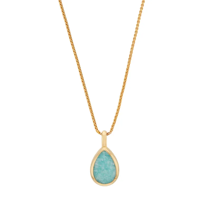 Amazonite Drop Necklace sold by Anna Beck