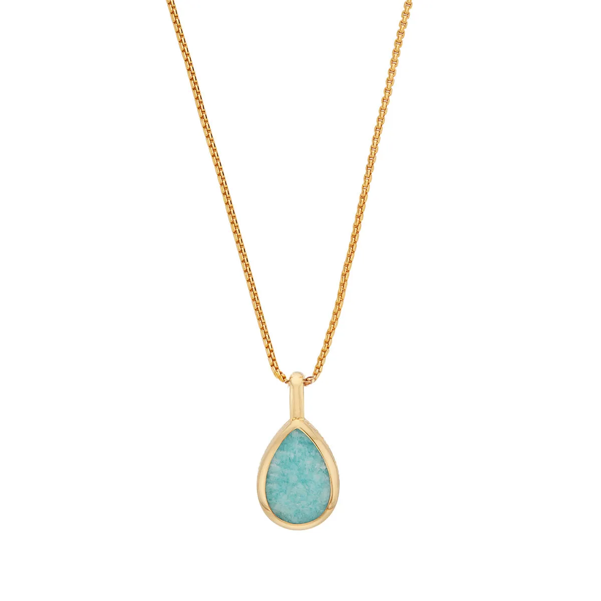 Amazonite Drop Necklace sold by Anna Beck