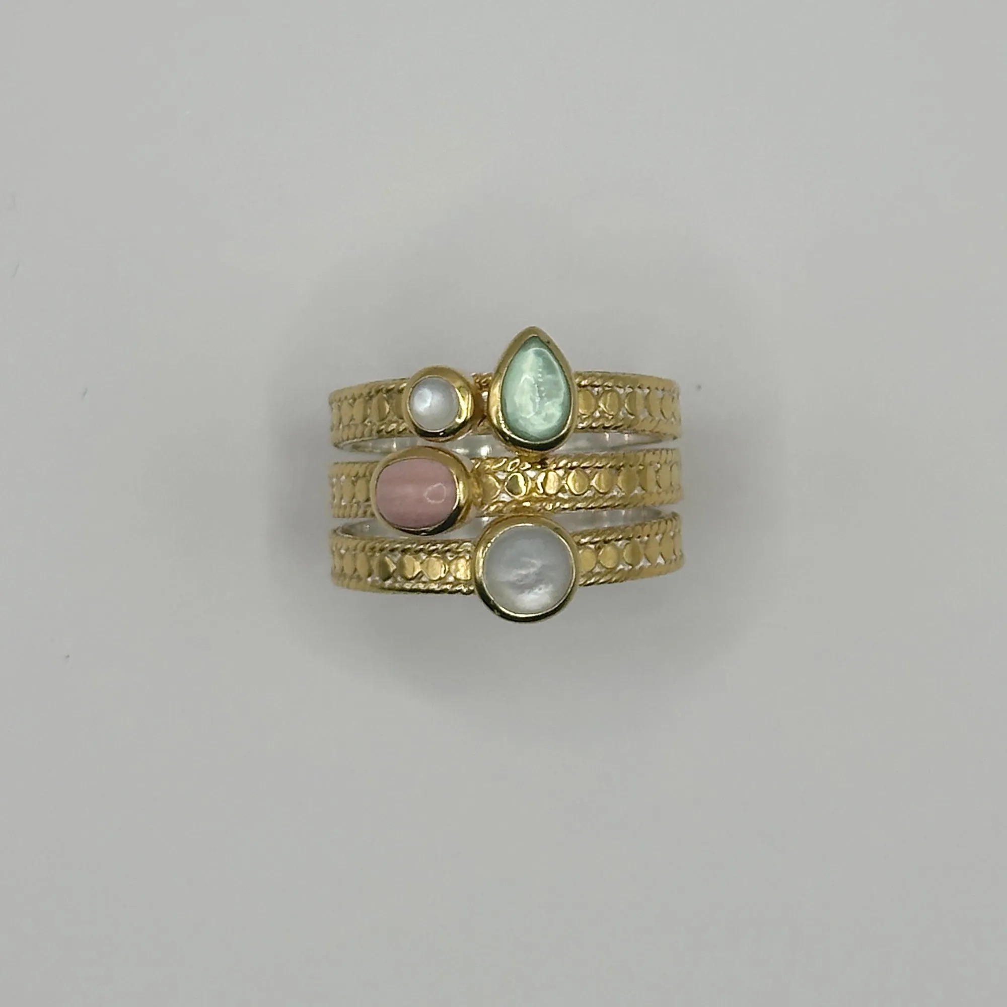 Four Stone Faux Stacking Ring sold by Anna Beck product image thumbnail 2