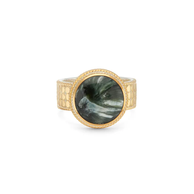 Seraphinite Cocktail Ring sold by Anna Beck