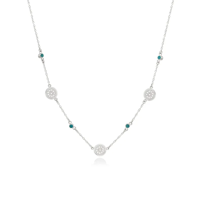 La Flor Necklace - Silver sold by Anna Beck