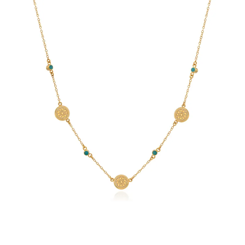 La Flor Necklace - Gold sold by Anna Beck