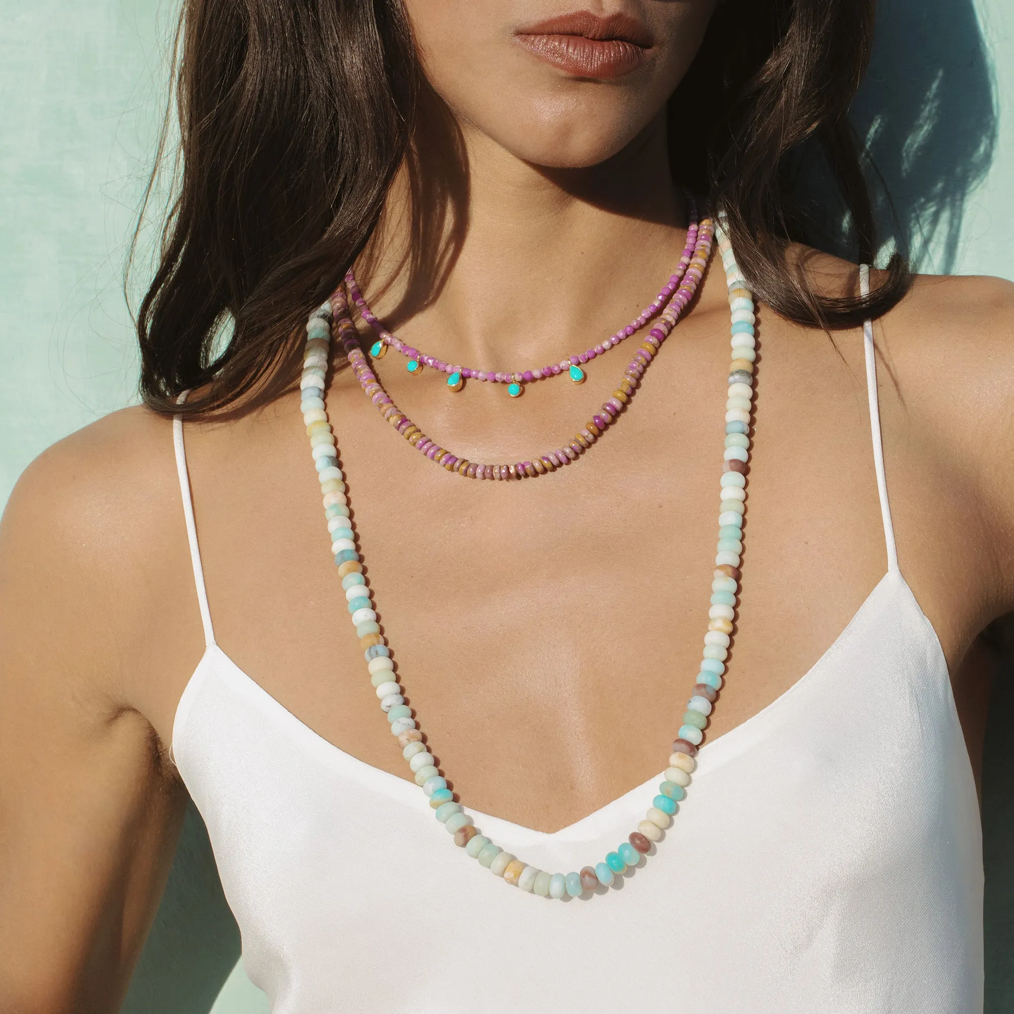 Jacaranda Beaded Necklace sold by Anna Beck product image thumbnail 2