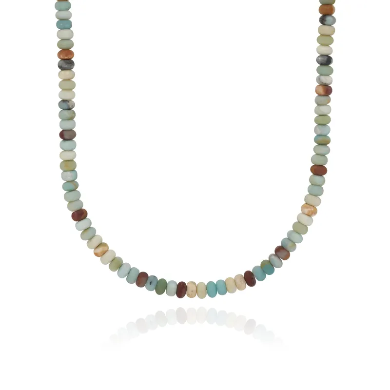 Long Verde Beaded Necklace sold by Anna Beck