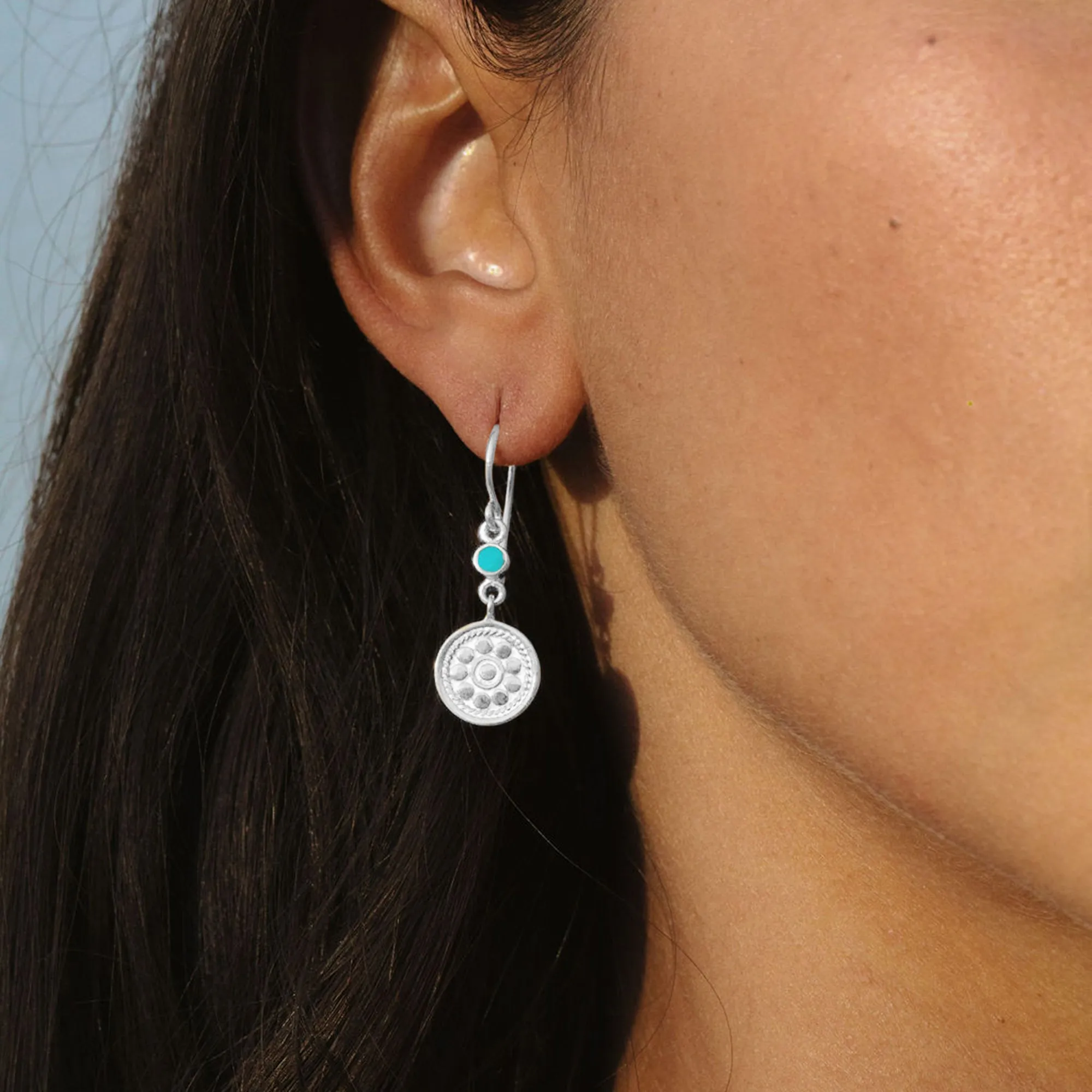 Artista Double Drop Earrings - Silver sold by Anna Beck product image thumbnail 2