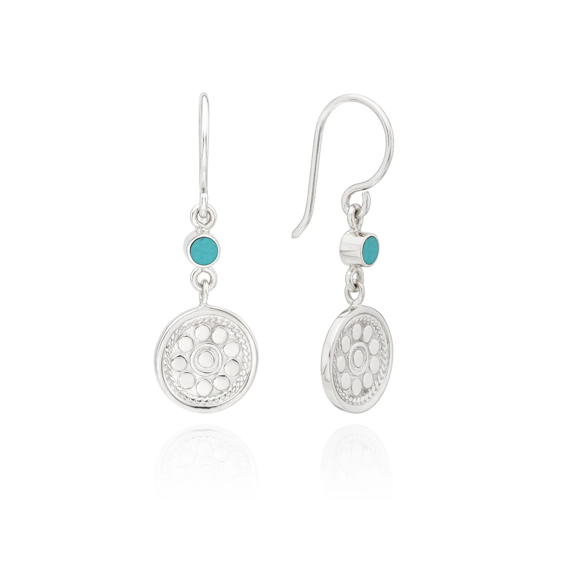 Artista Double Drop Earrings - Silver sold by Anna Beck