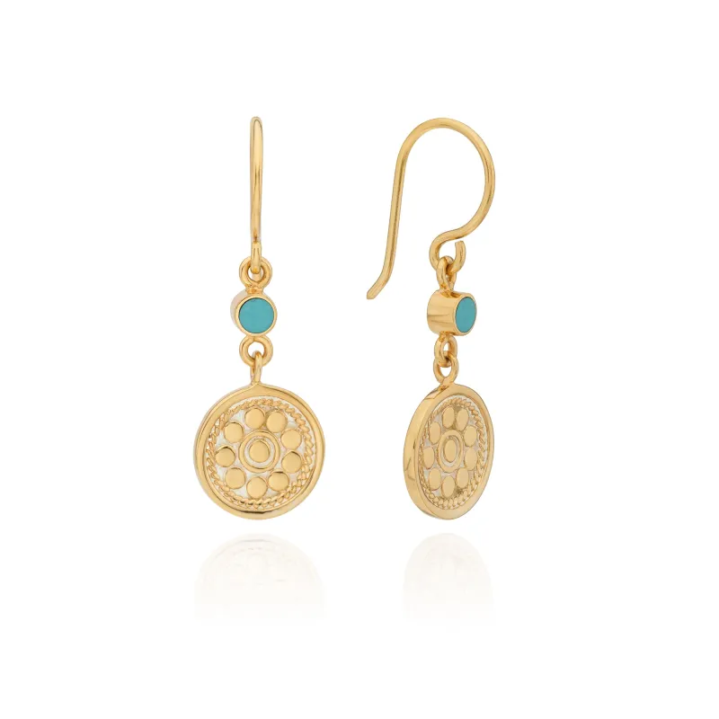 Artista Double Drop Earrings - Gold sold by Anna Beck