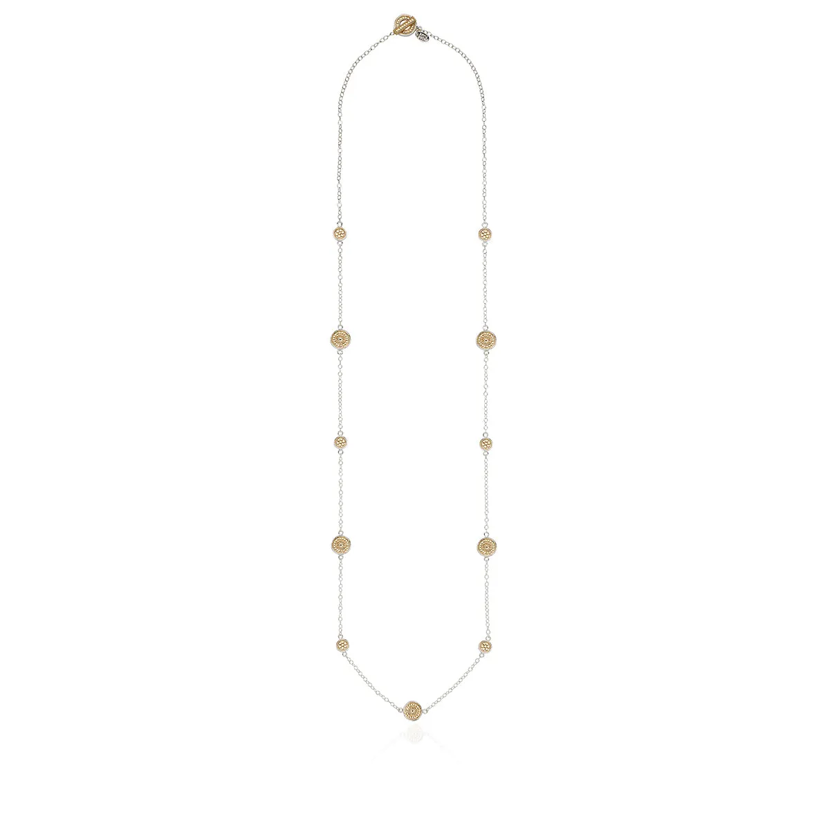 Classic Long Station Necklace - Gold sold by Anna Beck product image thumbnail 4