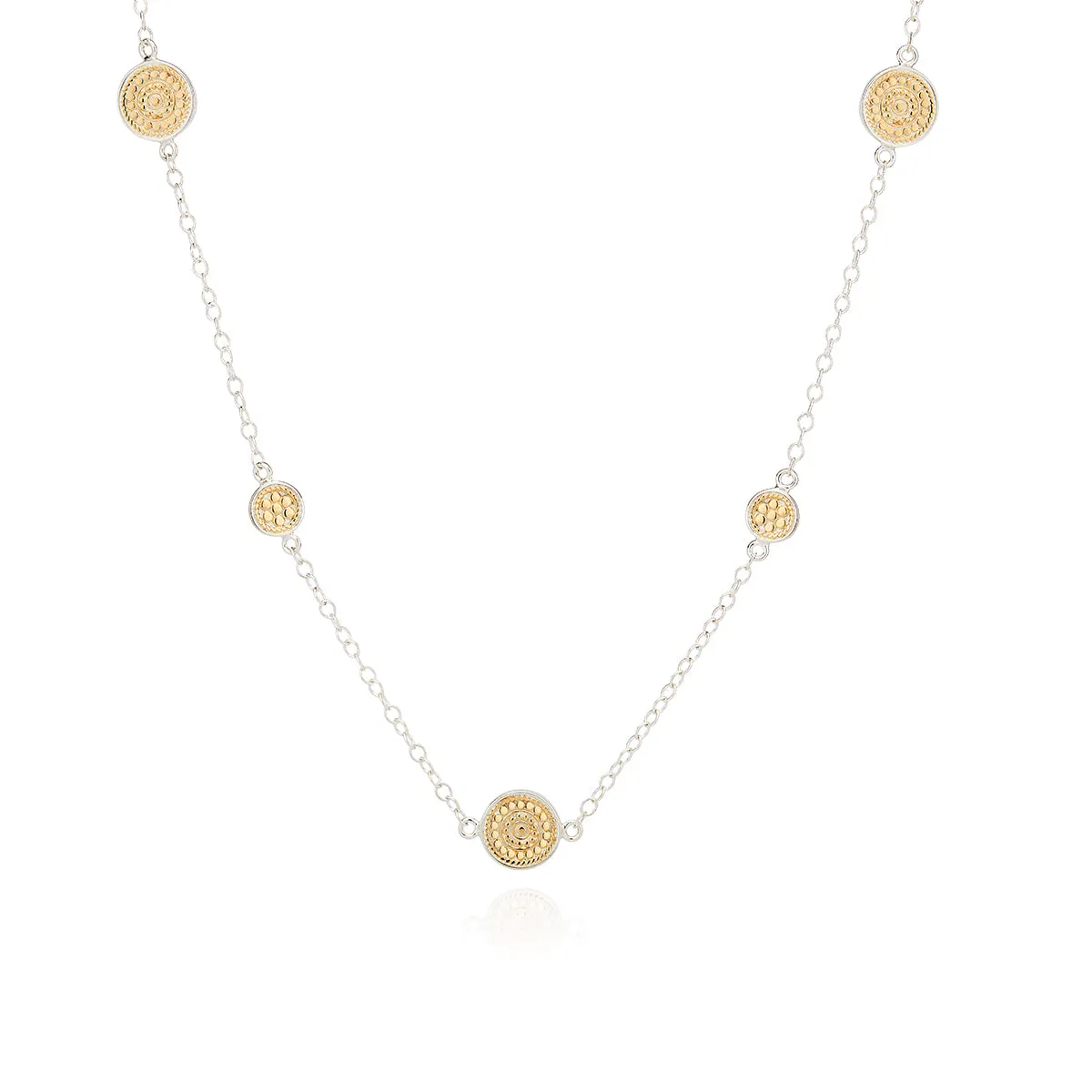 Classic Long Station Necklace - Gold sold by Anna Beck