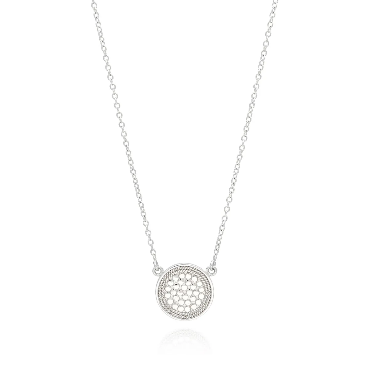 Signature Beaded Disc Pendant Necklace sold by Anna Beck product image thumbnail 2