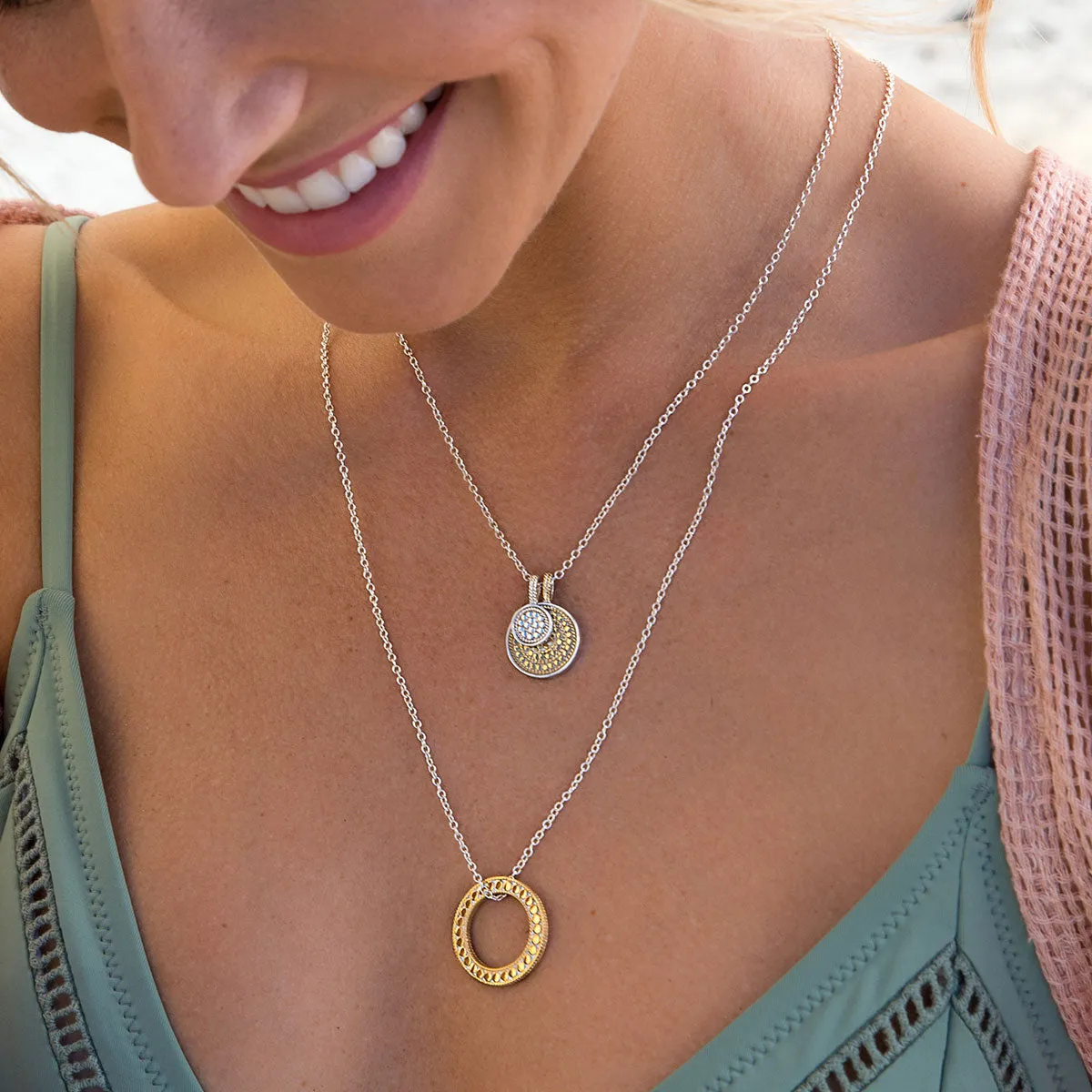 Circle of Life Open "O" Necklace, Large sold by Anna Beck product image thumbnail 2