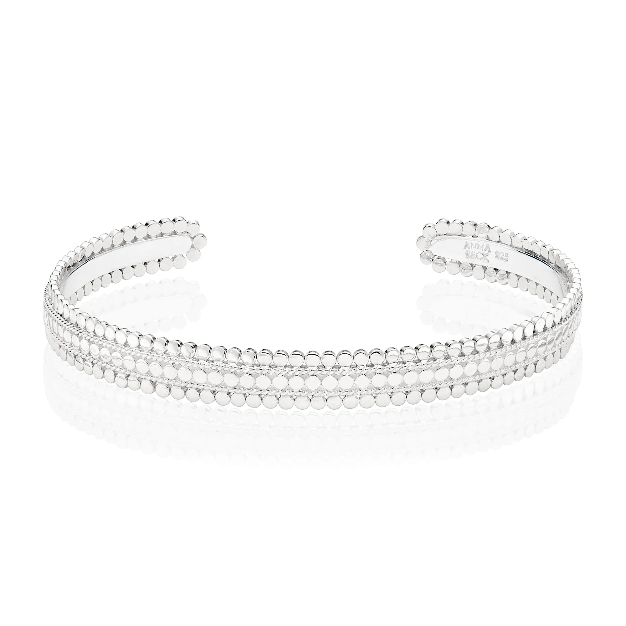 Scalloped Cuff - Silver sold by Anna Beck