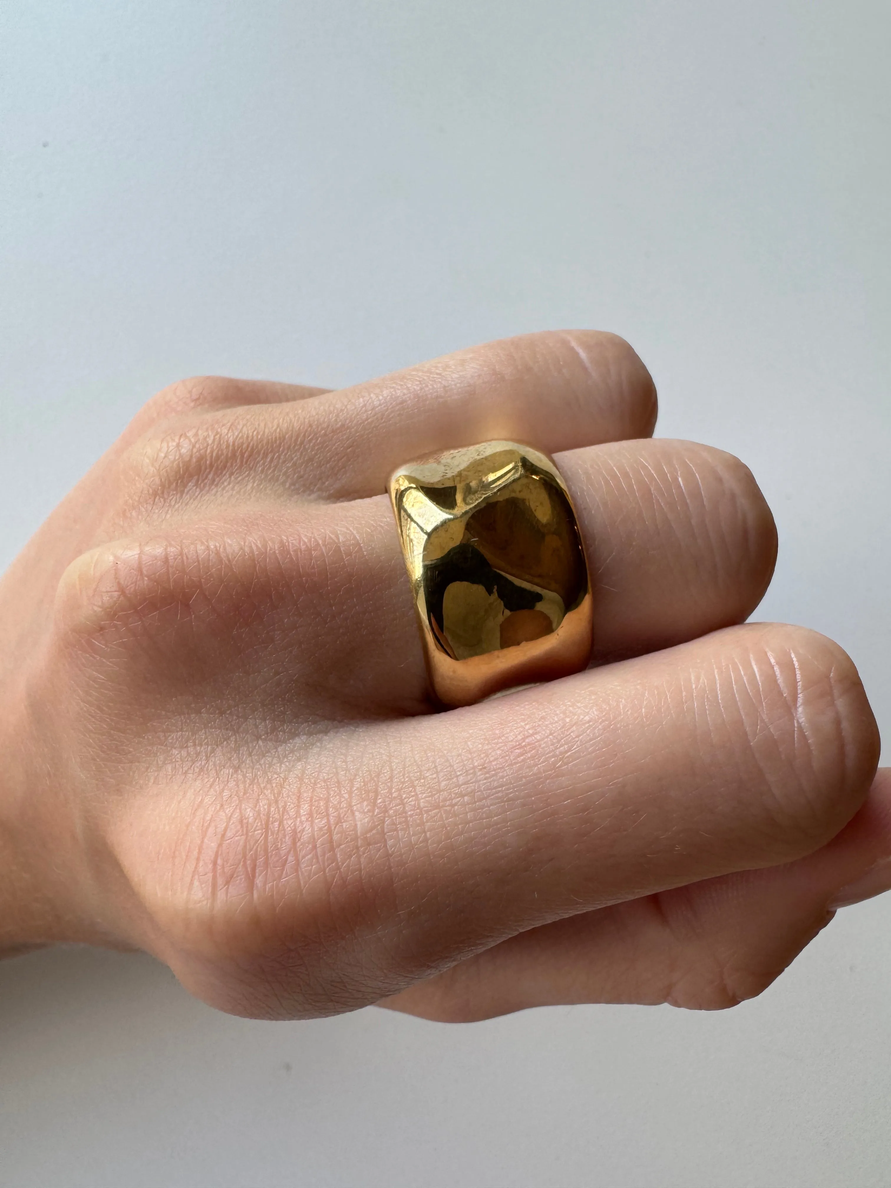 Large Wavy Band Ring - Gold - AS IS - FINAL SALE sold by Anna Beck product image thumbnail 2