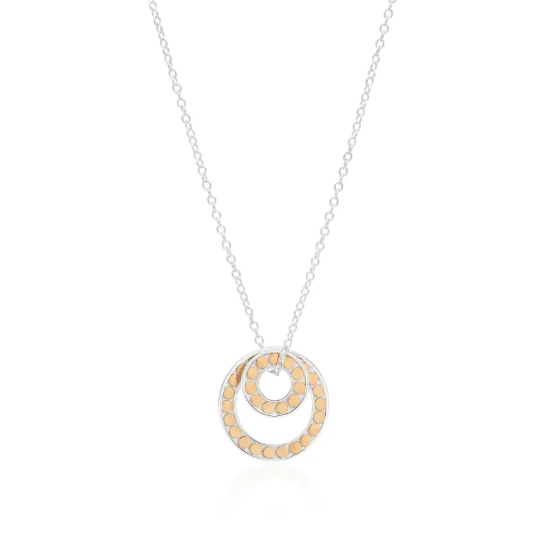 Classic Double Floating "O" Necklace sold by Anna Beck