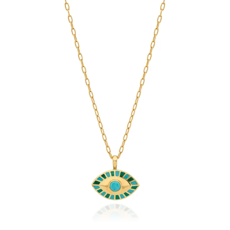 Third Eye Necklace - Turquoise sold by Anna Beck
