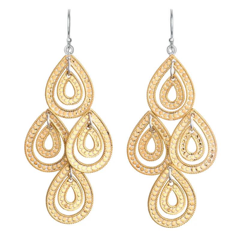 Double Loop Chandelier Earrings sold by Anna Beck