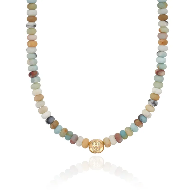 Amazonite Beaded Necklace - A sold by Anna Beck