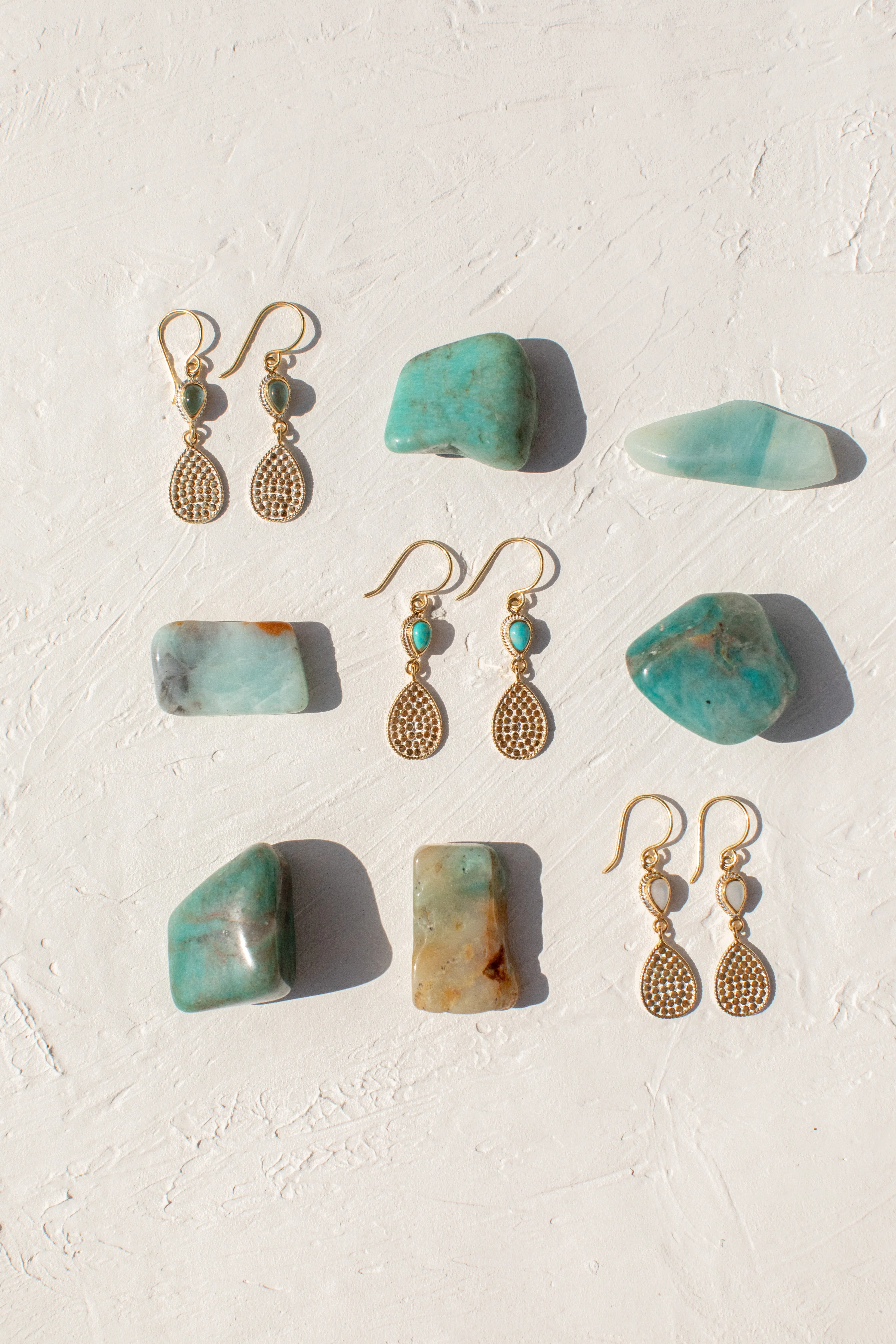 Mother of Pearl Double Drop Earrings sold by Anna Beck product image thumbnail 2