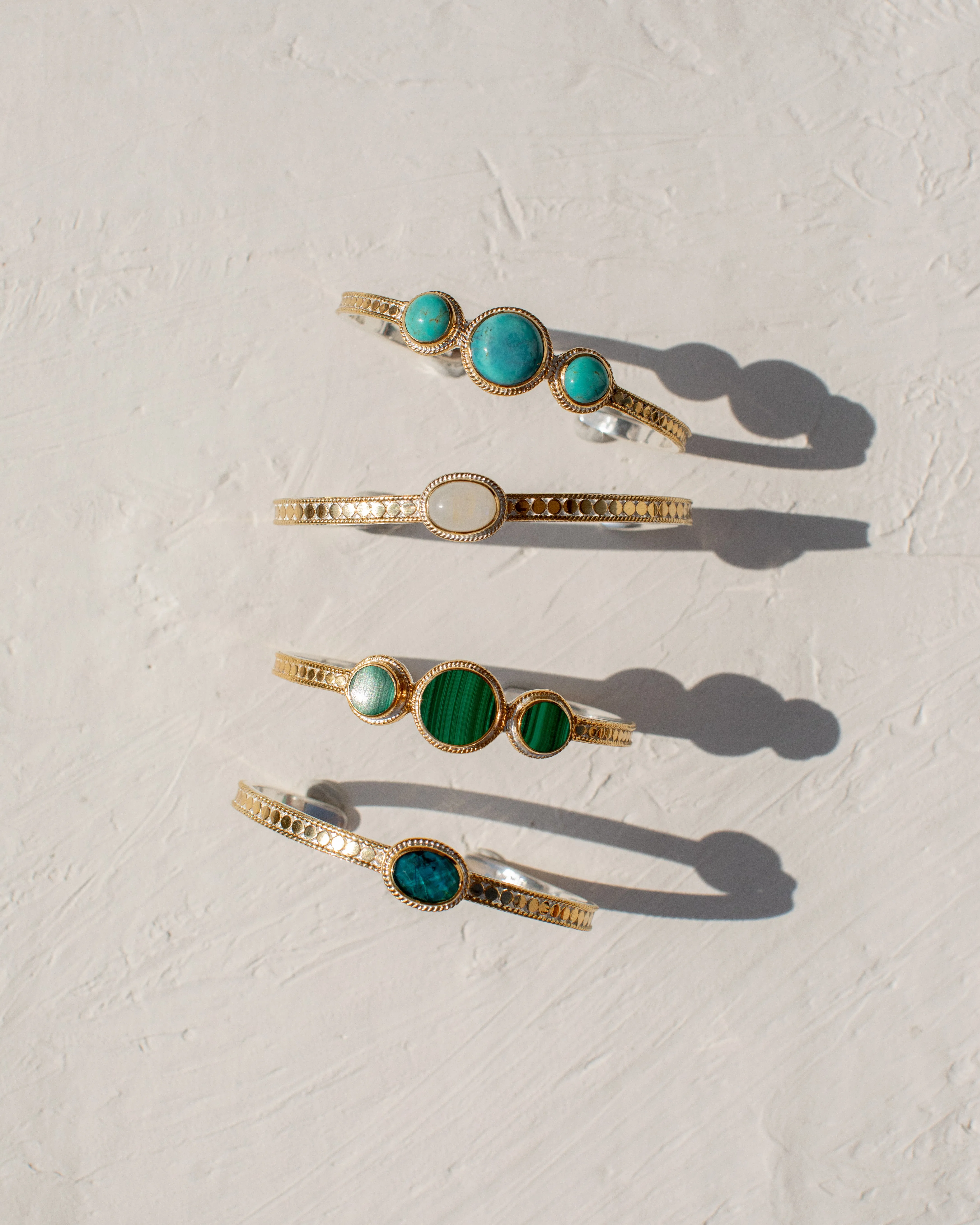 Turquoise Triple Stone Cuff sold by Anna Beck product image thumbnail 3