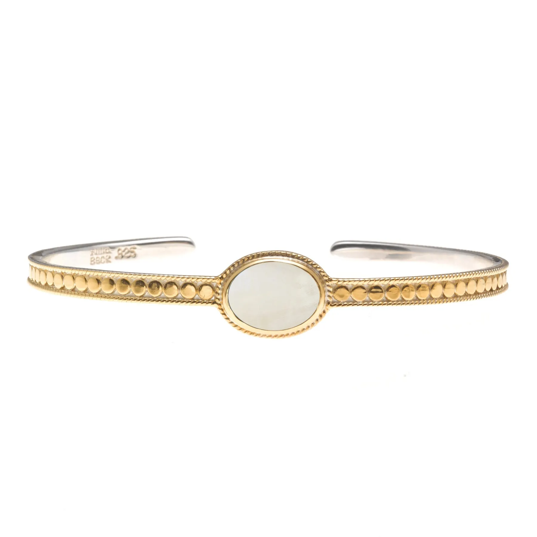 Rainbow Moonstone Cuff sold by Anna Beck