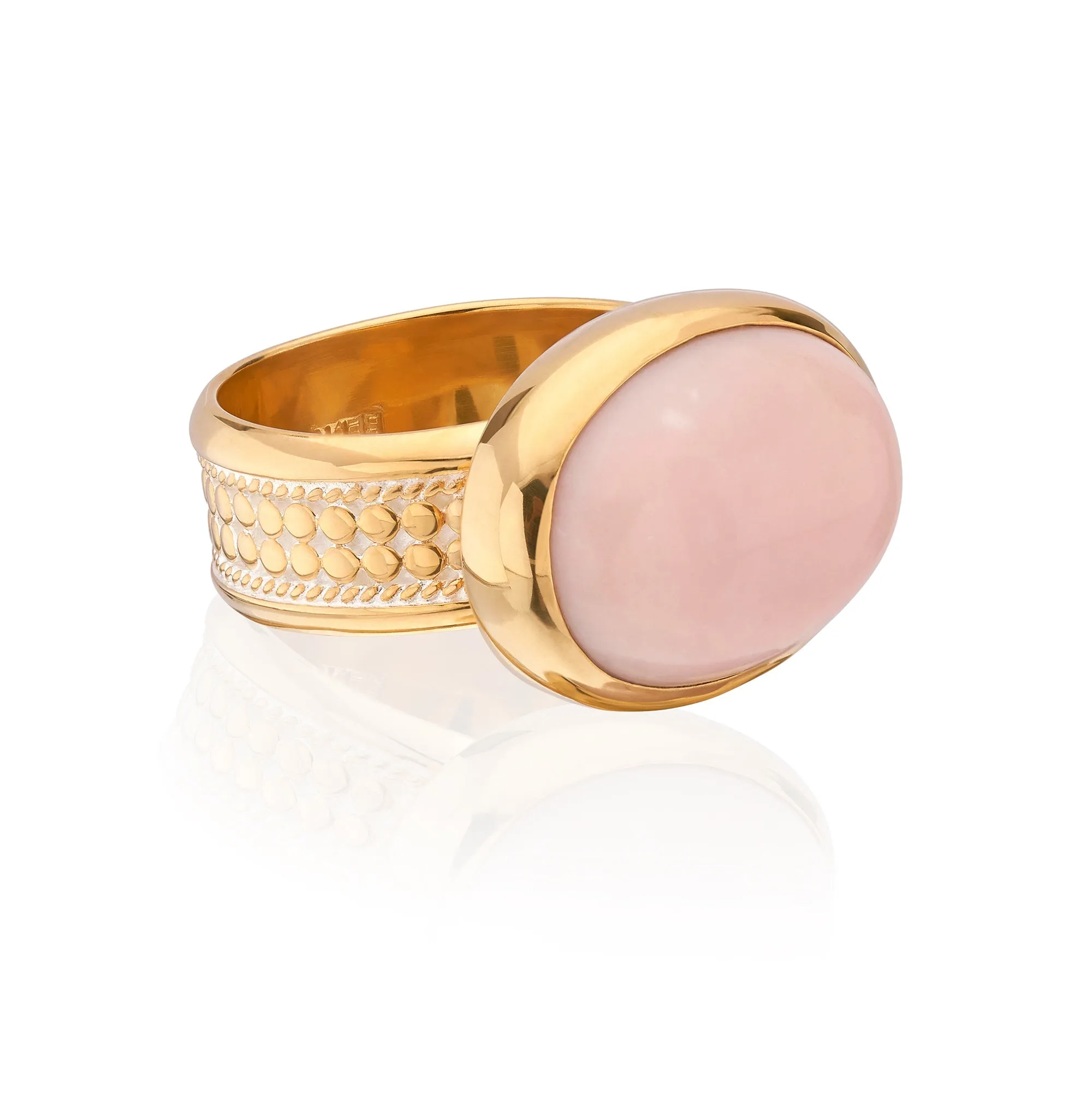 Medium Oval Pink Opal Ring sold by Anna Beck product image thumbnail 4