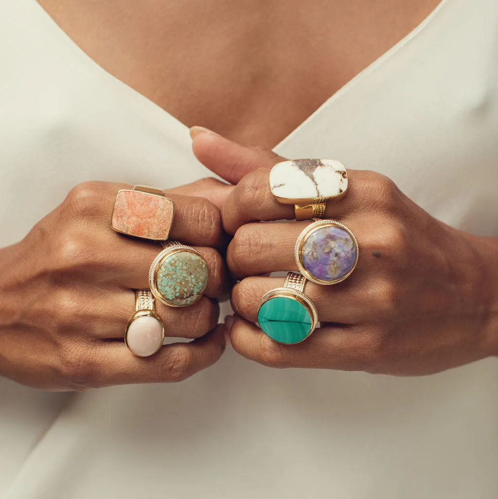 Medium Oval Pink Opal Ring sold by Anna Beck product image thumbnail 2