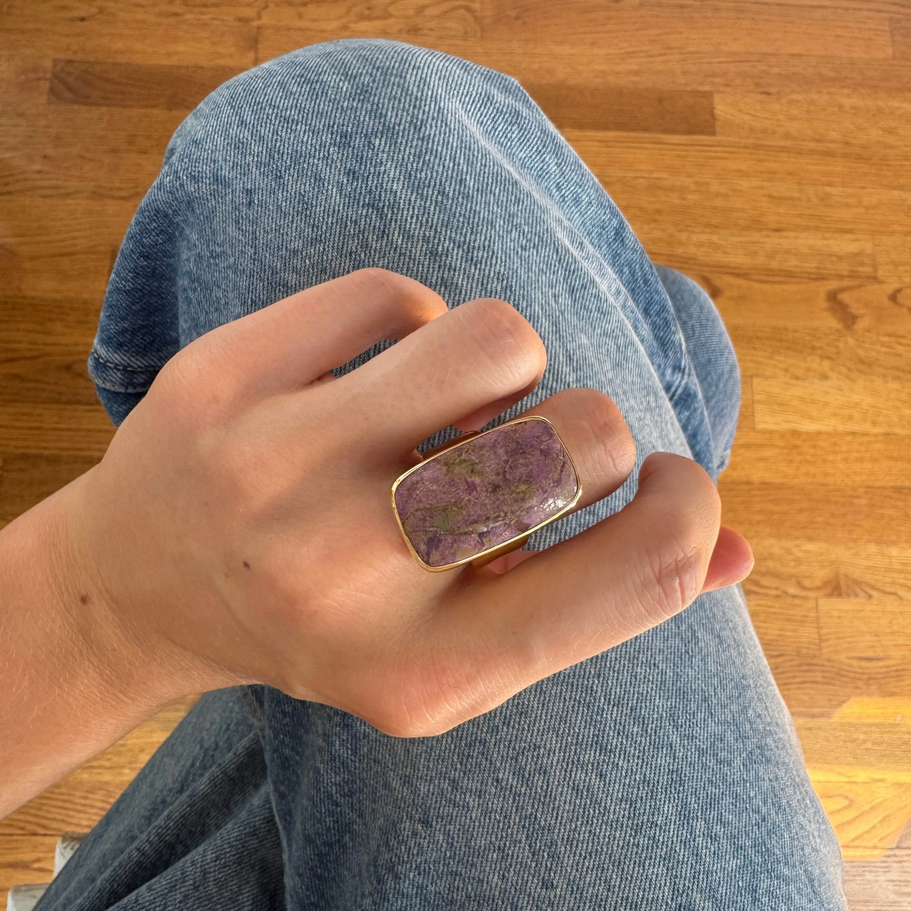 Stichtite Cushion Ring sold by Anna Beck product image thumbnail 2