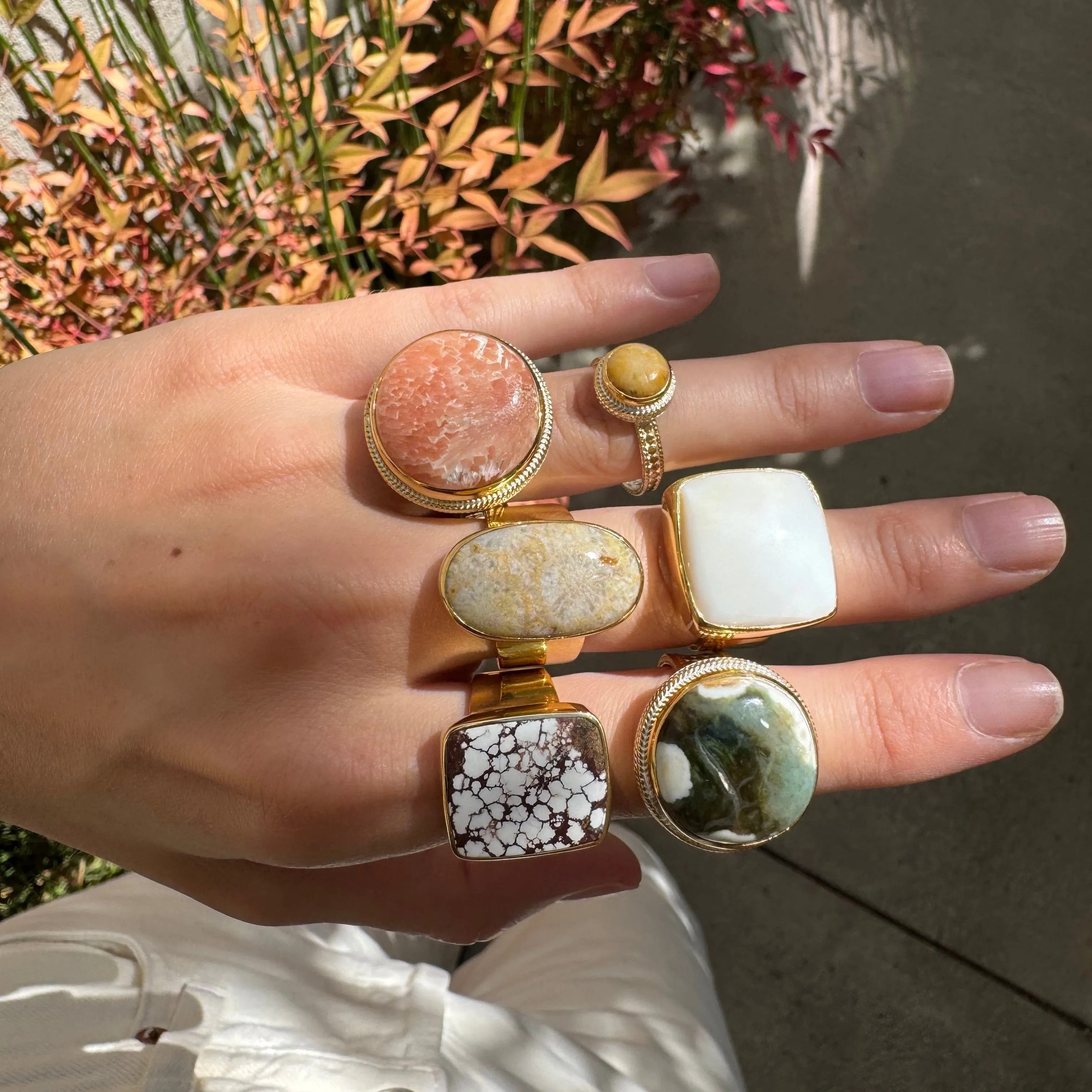 Ocean Jasper Cocktail Ring sold by Anna Beck product image thumbnail 3