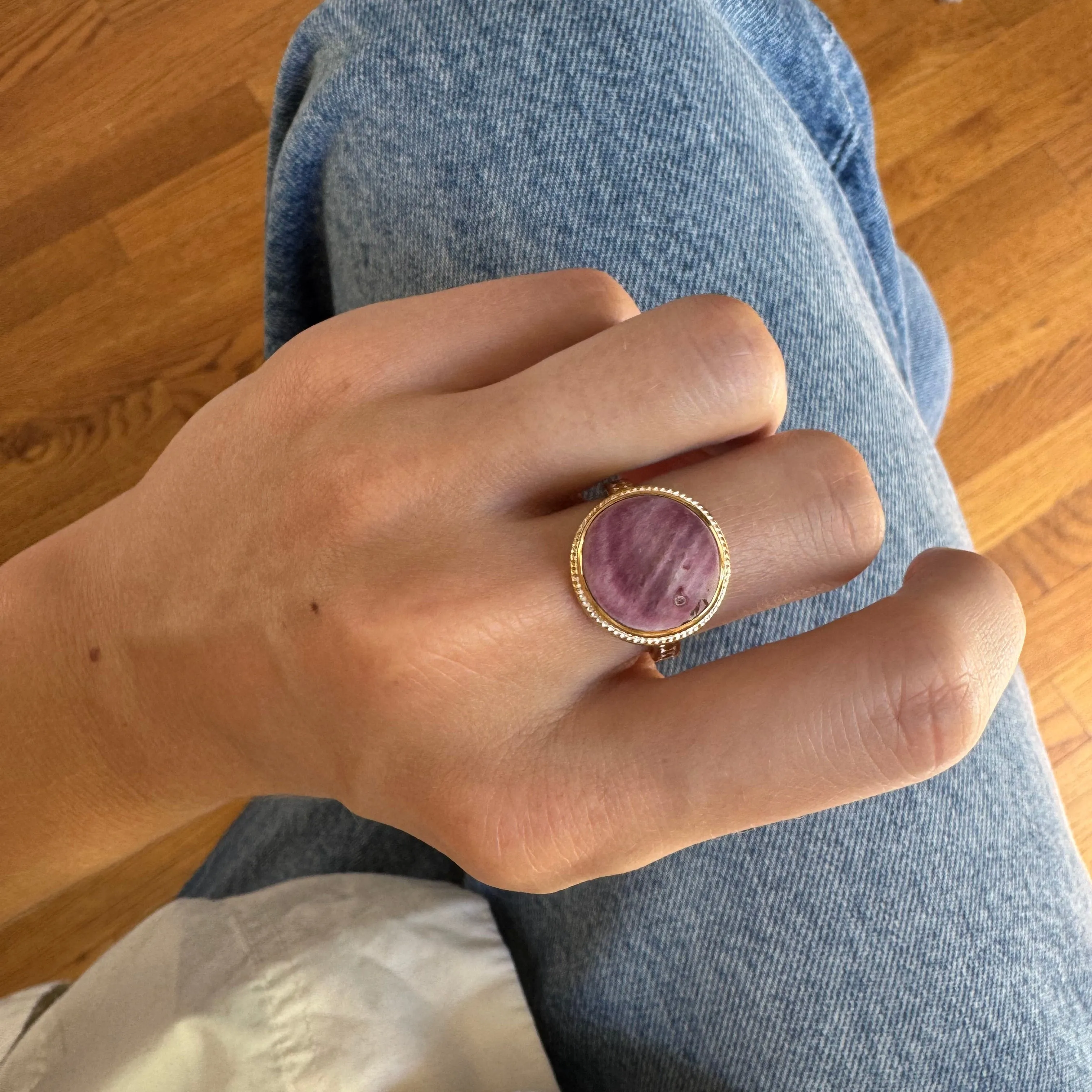 Sugilite Medium Round Ring sold by Anna Beck product image thumbnail 2