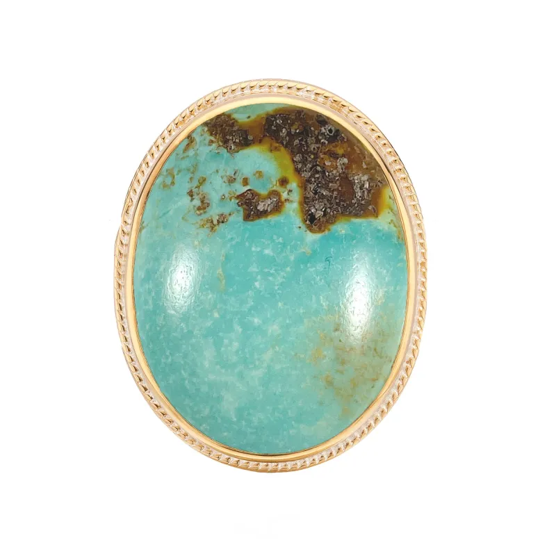 Turquoise Oval Ring sold by Anna Beck