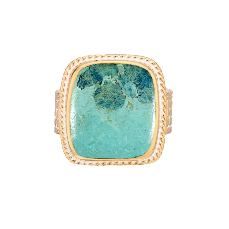 Turquoise Cushion Ring sold by Anna Beck