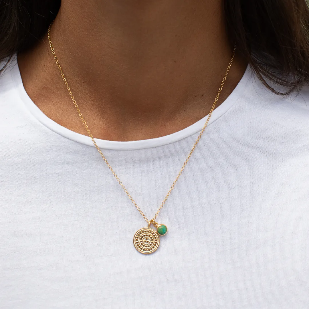 Circle of Life Pendant Necklace – Turquoise sold by Anna Beck product image thumbnail 2