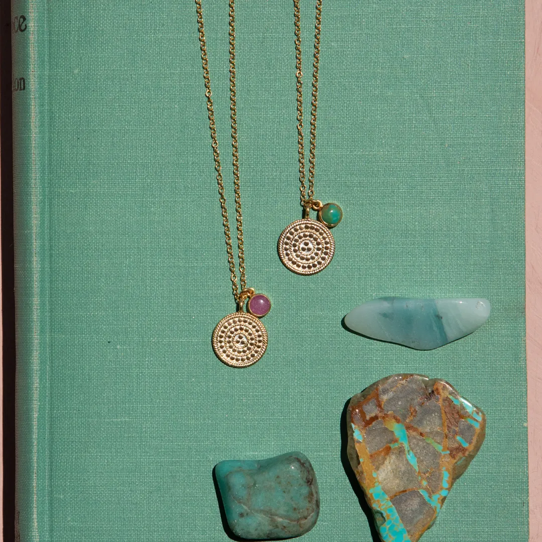 Circle of Life Pendant Necklace – Turquoise sold by Anna Beck product image thumbnail 3