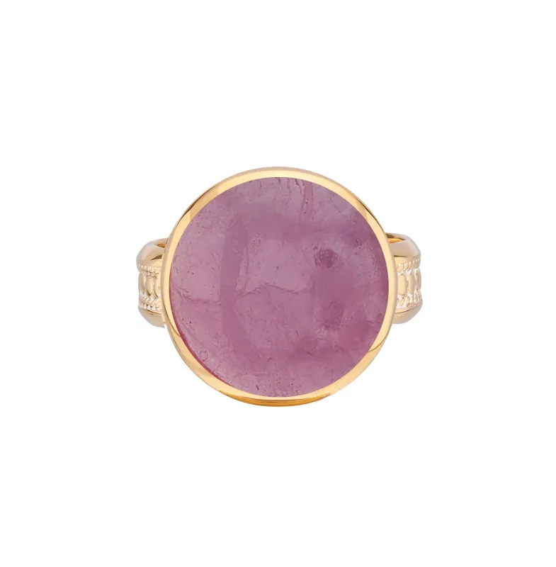 Pink Ruby Cocktail Ring sold by Anna Beck