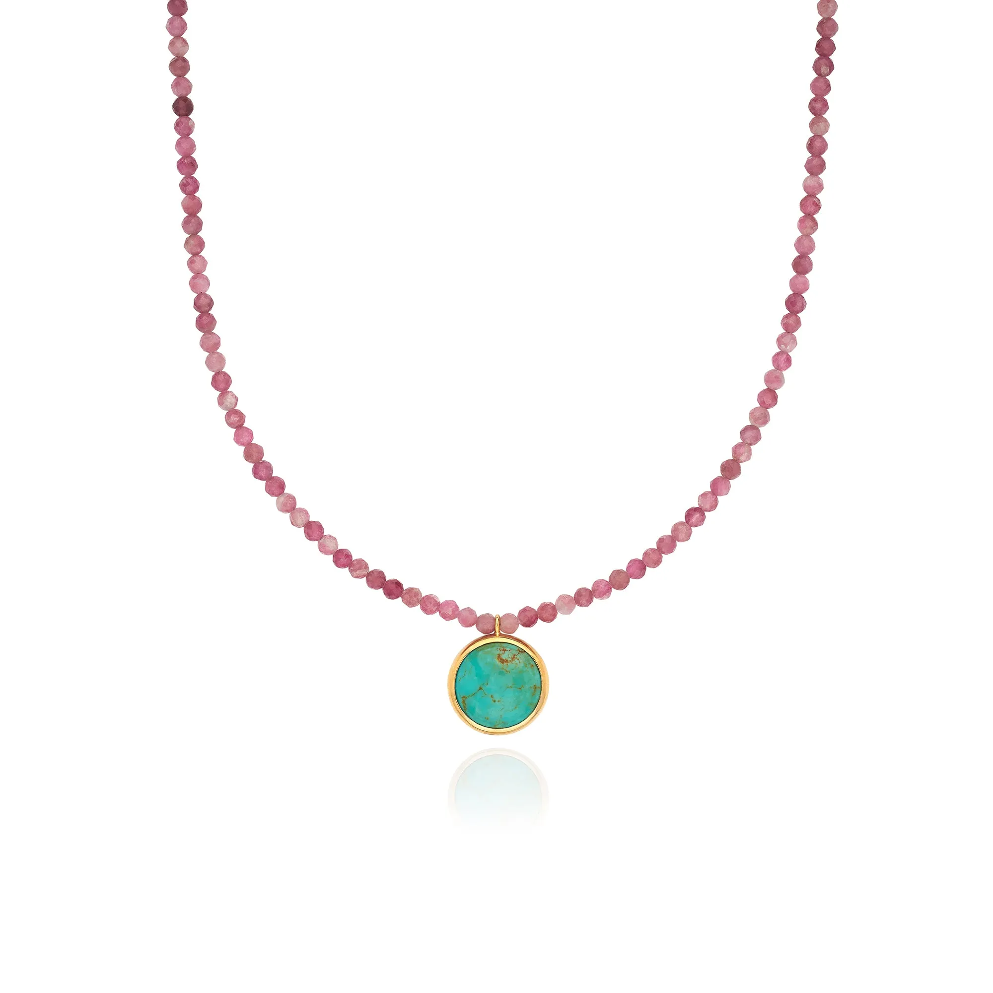 Namaste Necklace - Turquoise sold by Anna Beck