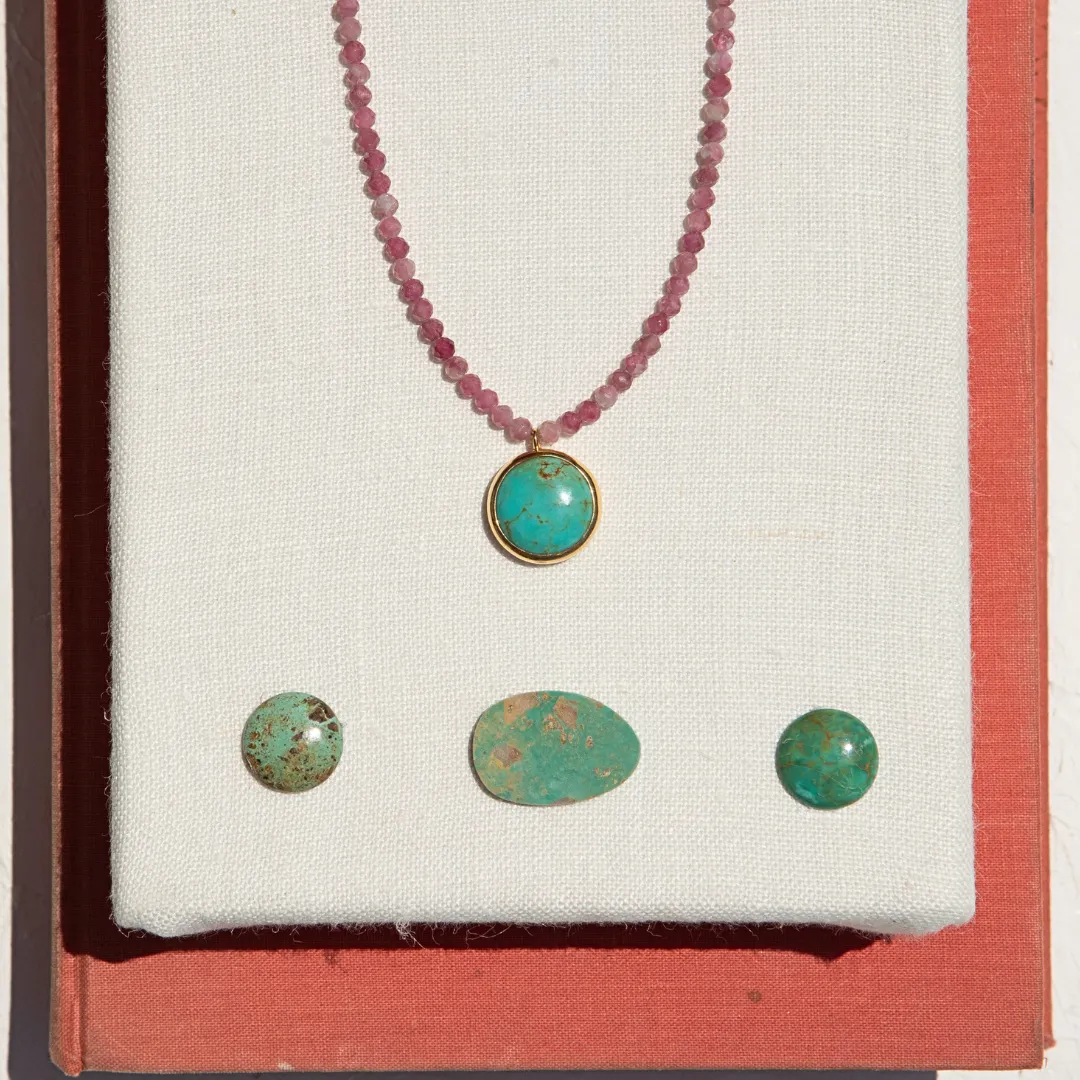 Namaste Necklace - Turquoise sold by Anna Beck product image thumbnail 3